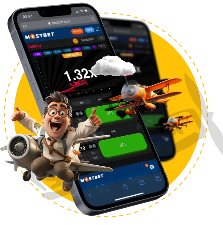 Animated Aviator plane climbing during high-stakes crash rounds at WJ6